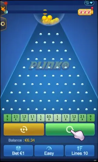 Speel Plinko: gratis of voor echt geld.