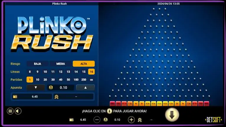 Systeemvereisten voor de Plinko-applicatie.